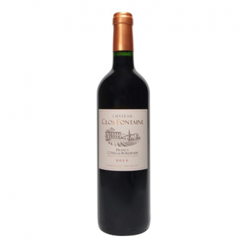 Château Clos Fontaine 2018 0.75 L Frances-Côtes de Bordeaux